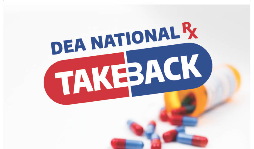 DEA national rx takeback with medicine