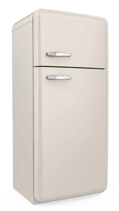 Upright cream refrigerator
