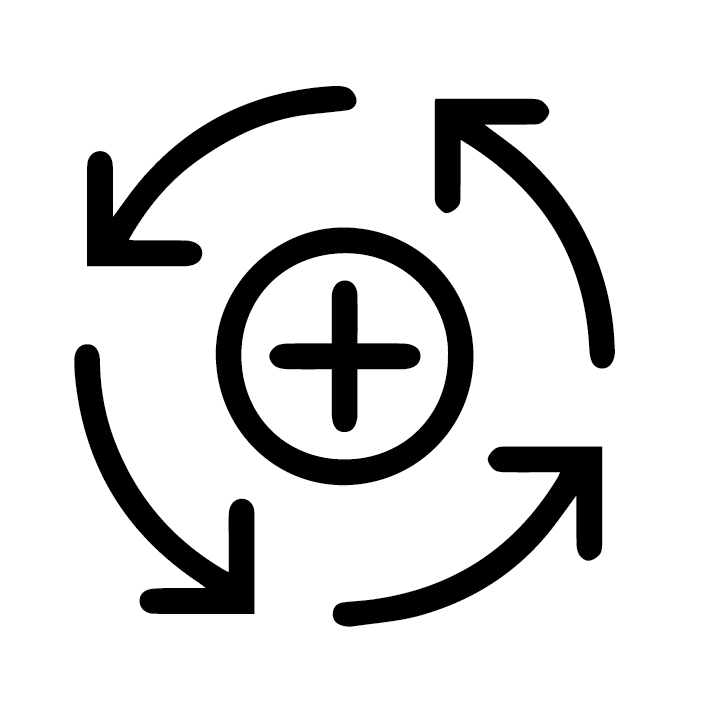 line drawing of a clip board with happy and sad face emojis