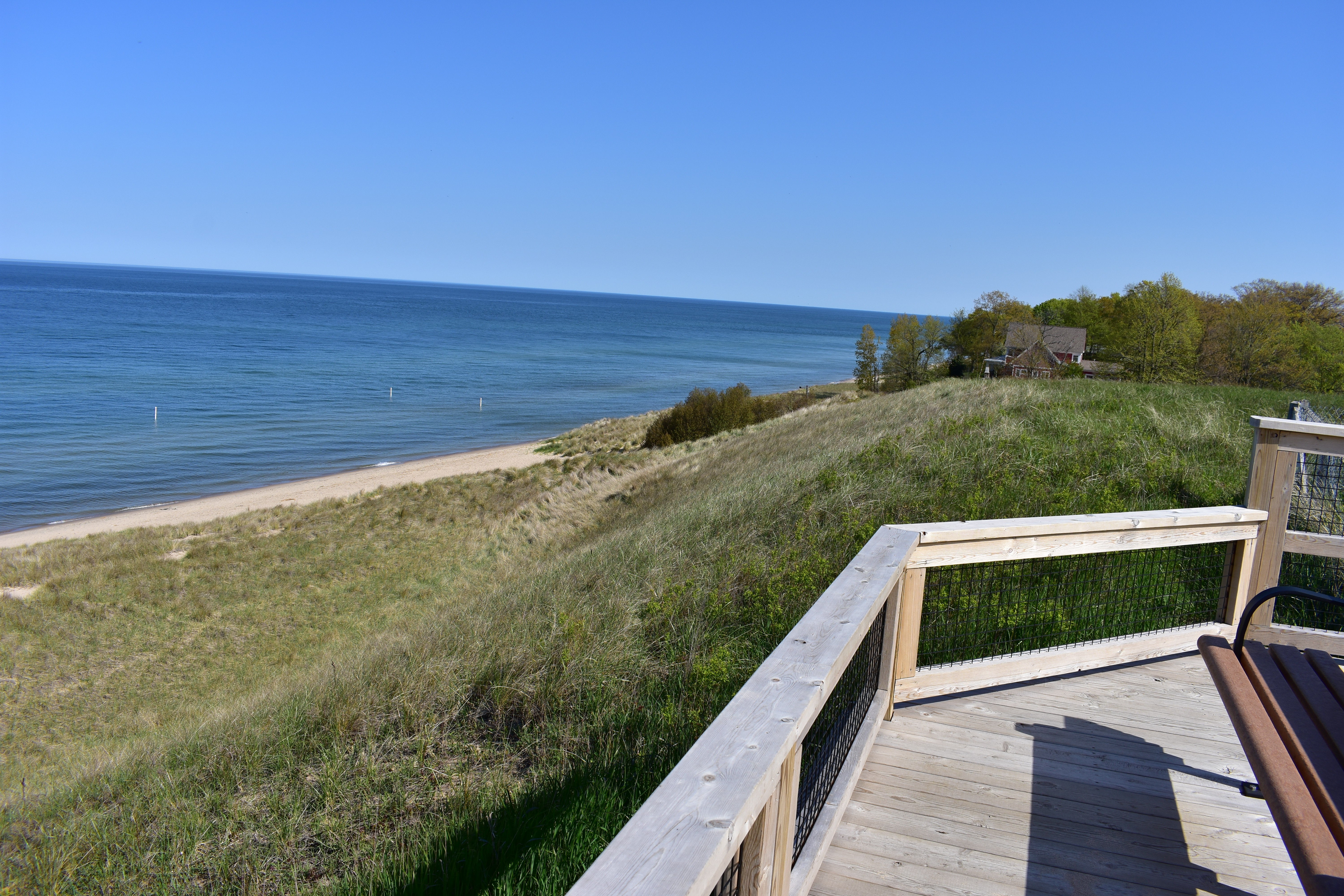 Lake Michigan from Tunnel Park lookout