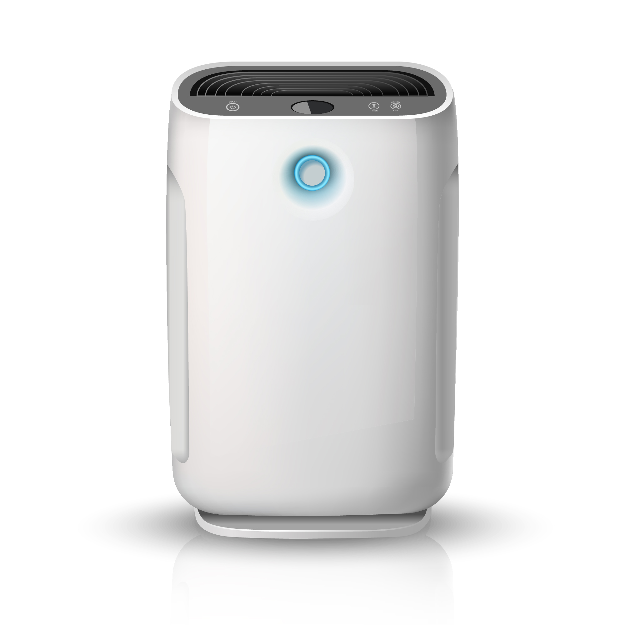 White dehumidifier