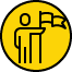 Icon illustrating fullfillment