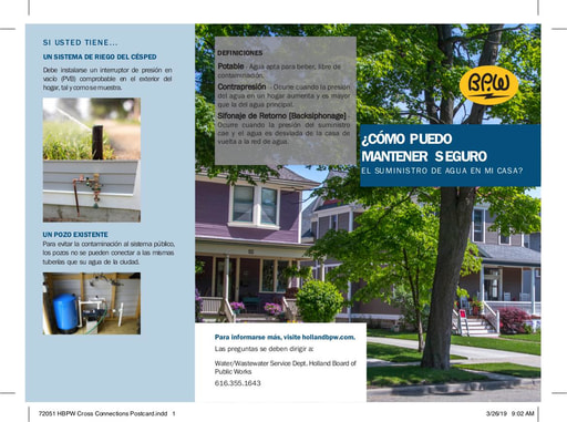 Spanish Cross Connection Brochure