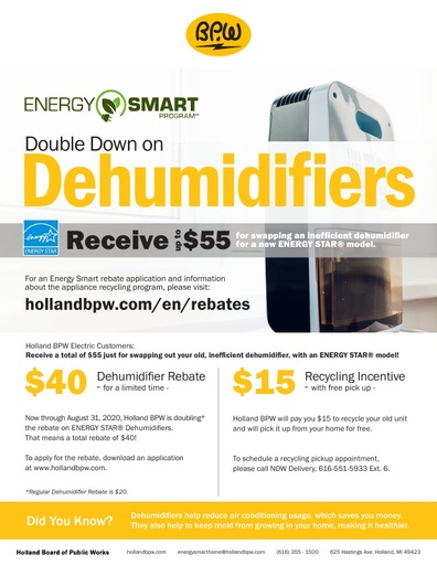 Dehumidifier Flyer 2020