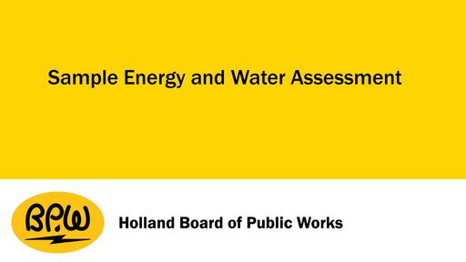 Sample Energy Assessment