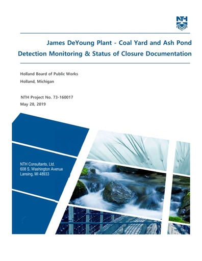 HBPW Detection Monitoring and Status of Closure Documentation Report